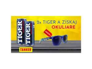 Akcia Tiger Energy drink - Tanker
